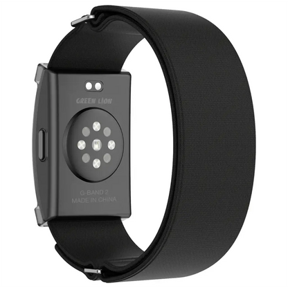 Lightweight Green Lion smart fitness band for sports and health monitoring
