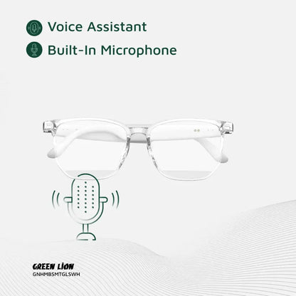 Green Lion Hamburg Smart Glasses | Anti-Blue Light | Bluetooth Audio | Touch Control