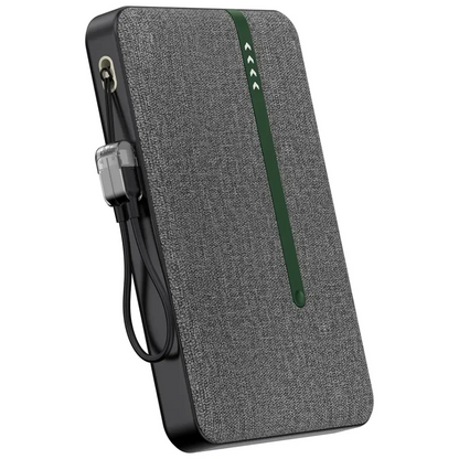 Charging smartphone with Kyoto portable charger
