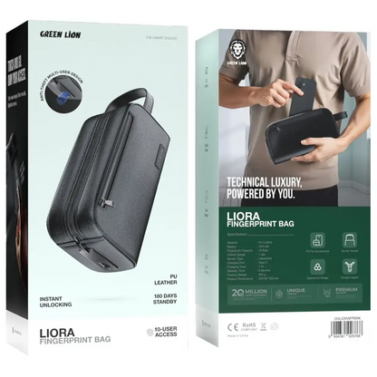 Green Lion Liora Fingerprint Handbag