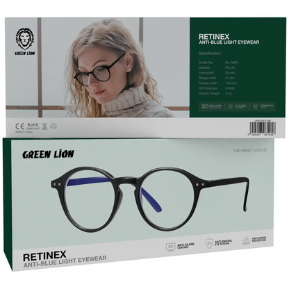 Lightweight frame Green Lion Retinex eyewear
