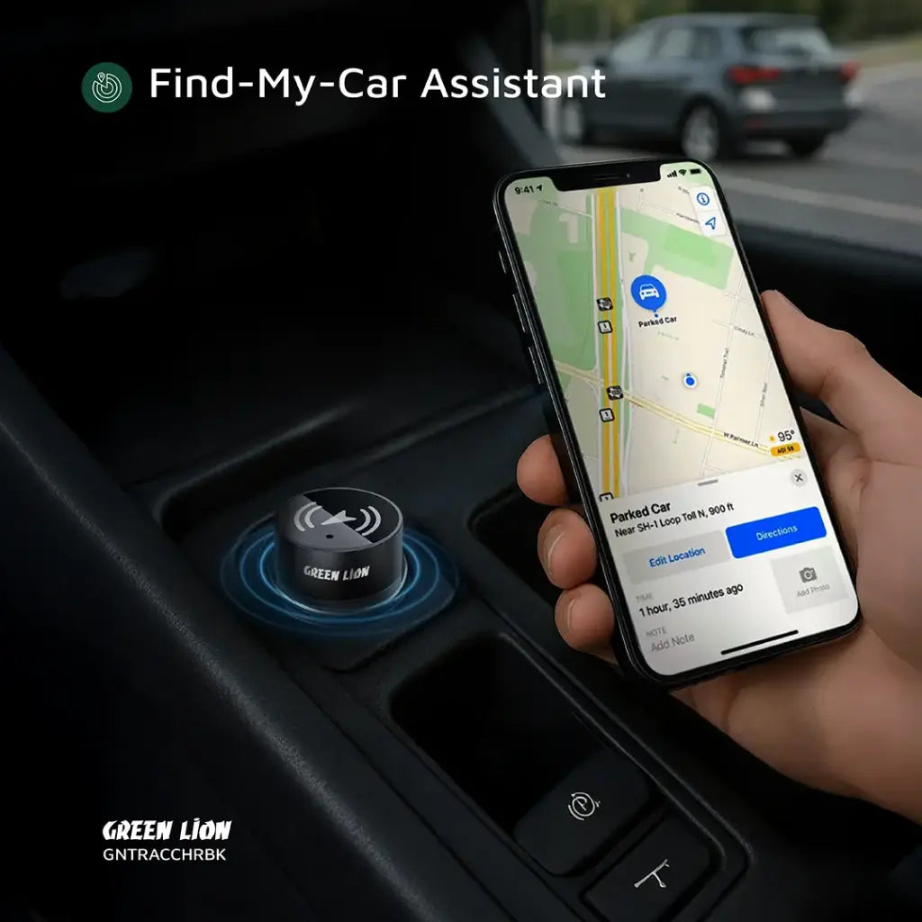 Green Lion Tracker Dual Port Car Charger