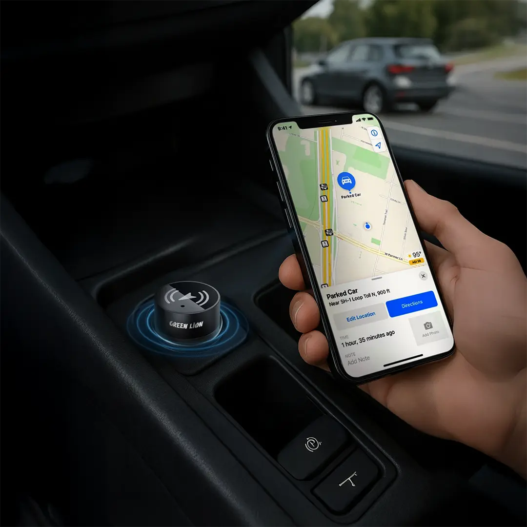 Green Lion Tracker Dual Port Car Charger
