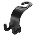 Green Lion Car Headrest Dual Hook Organizer - Black