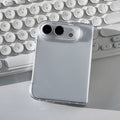 Clear Hard Case for iPhone Duo - Two-Piece with Hinge Protection
