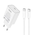 SINGLEPORT PD20W CHARGER SET (C TO C)(EU) HOCO C143A