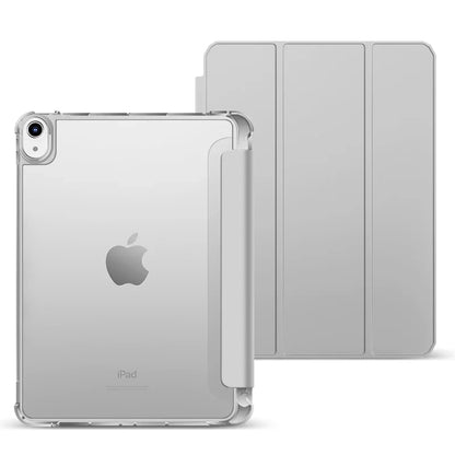 iPad Flip Case with Transparent Back Cover