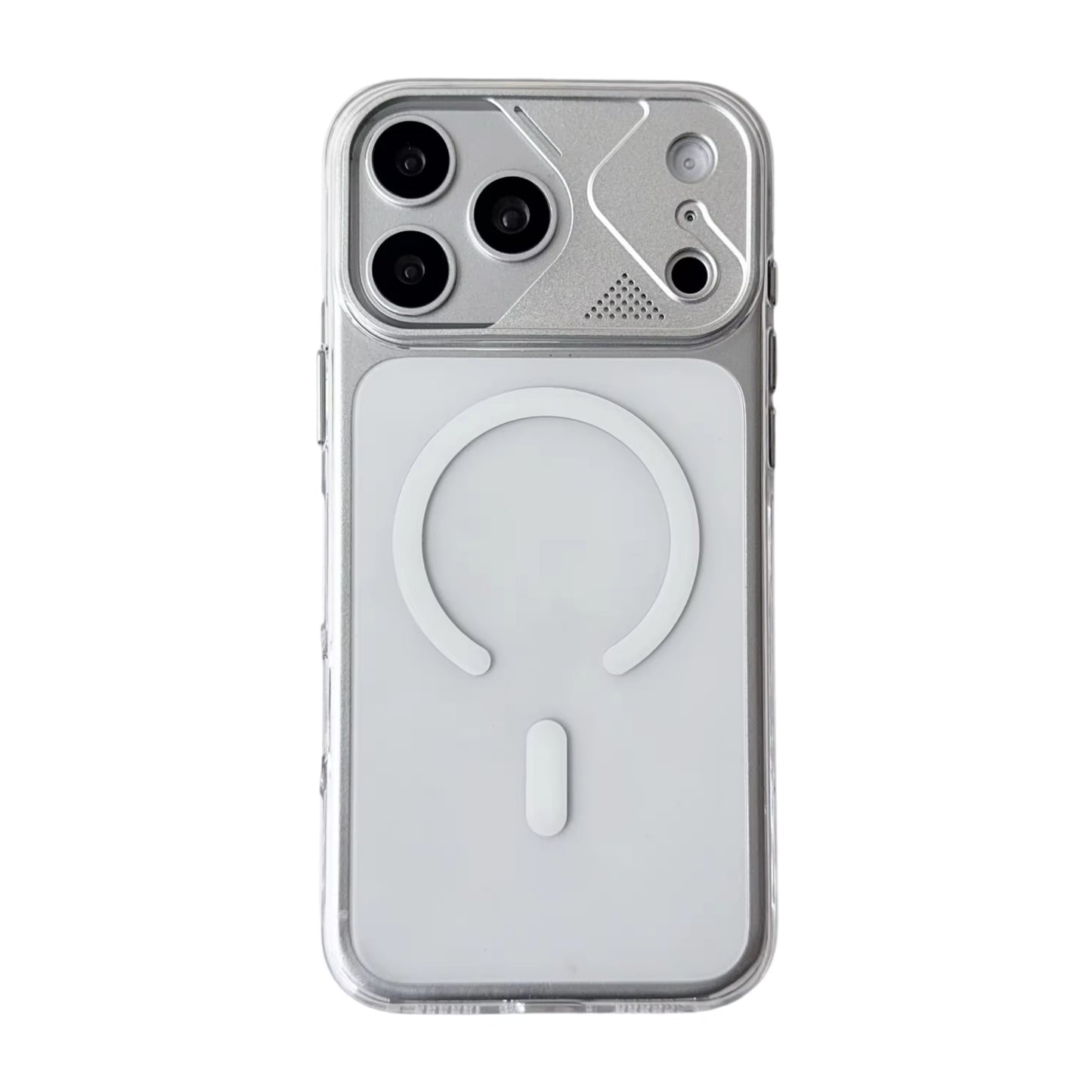 Slim transparent anti yellow phone case with reinforced corners