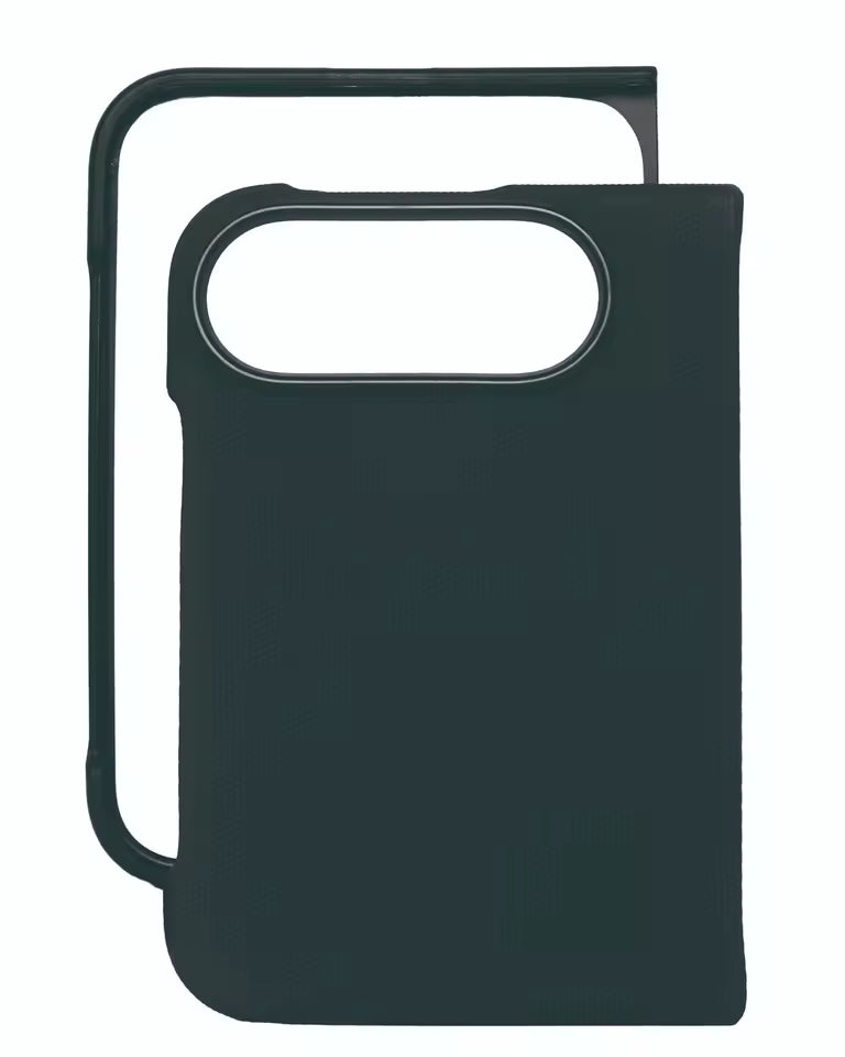 iPhone Duo leather case with screen protection black