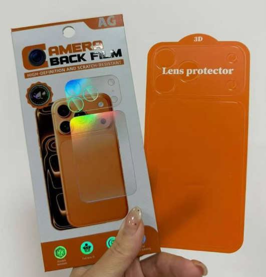 iPhone 17 Full Back & Camera Glass Protector – Clear Tempered Protection
