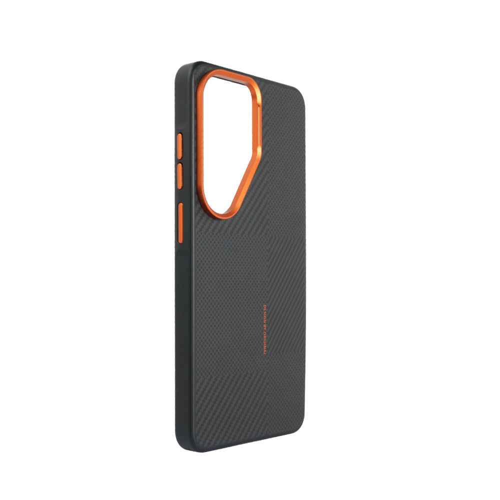 Nexera Samsung S25 Ultra & S26 Ultra Carbon Fiber Case with Metal Frame – Magnetic & Shockproof