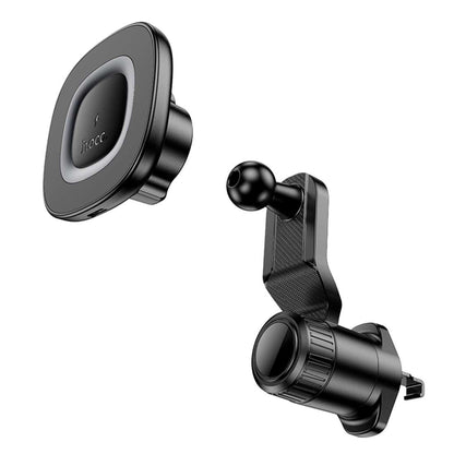 Hoco HW30 Crown Magnetic Wireless Charging Car Mount (Center Console)