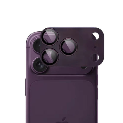 iPhone 18 full camera protector - raised edge and metal frame detail