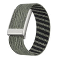 Whoop 5.0 Fabric Woven Band Silver Case