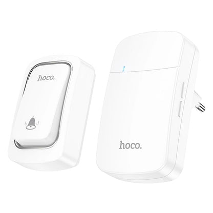 HOCO HI26 Self-Powered Wireless Doorbell – EU Plug Smart Door Chime