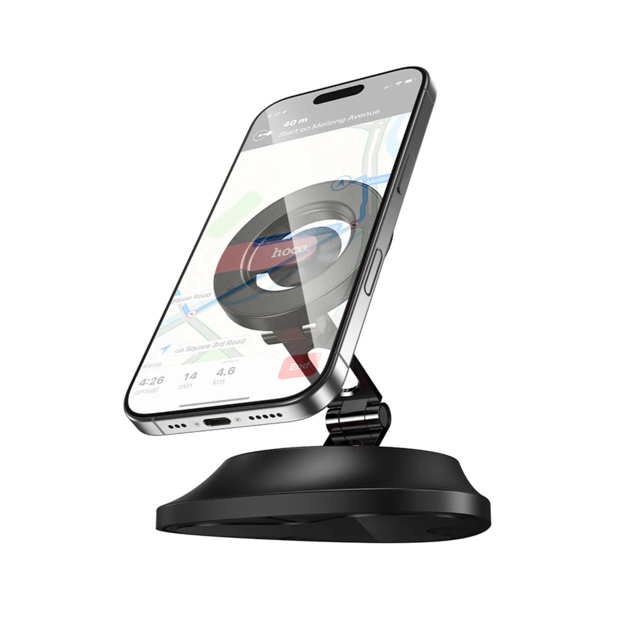 HOCO H90 Tower Folding Ring Magnetic Car Holder – Dashboard