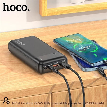 HOCO J201A power bank ports
