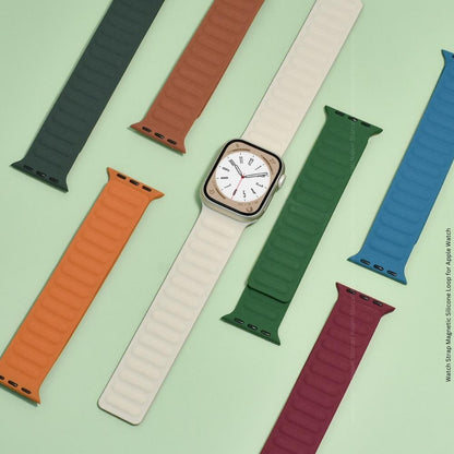 Apple Watch Silicone Magnetic Link Band