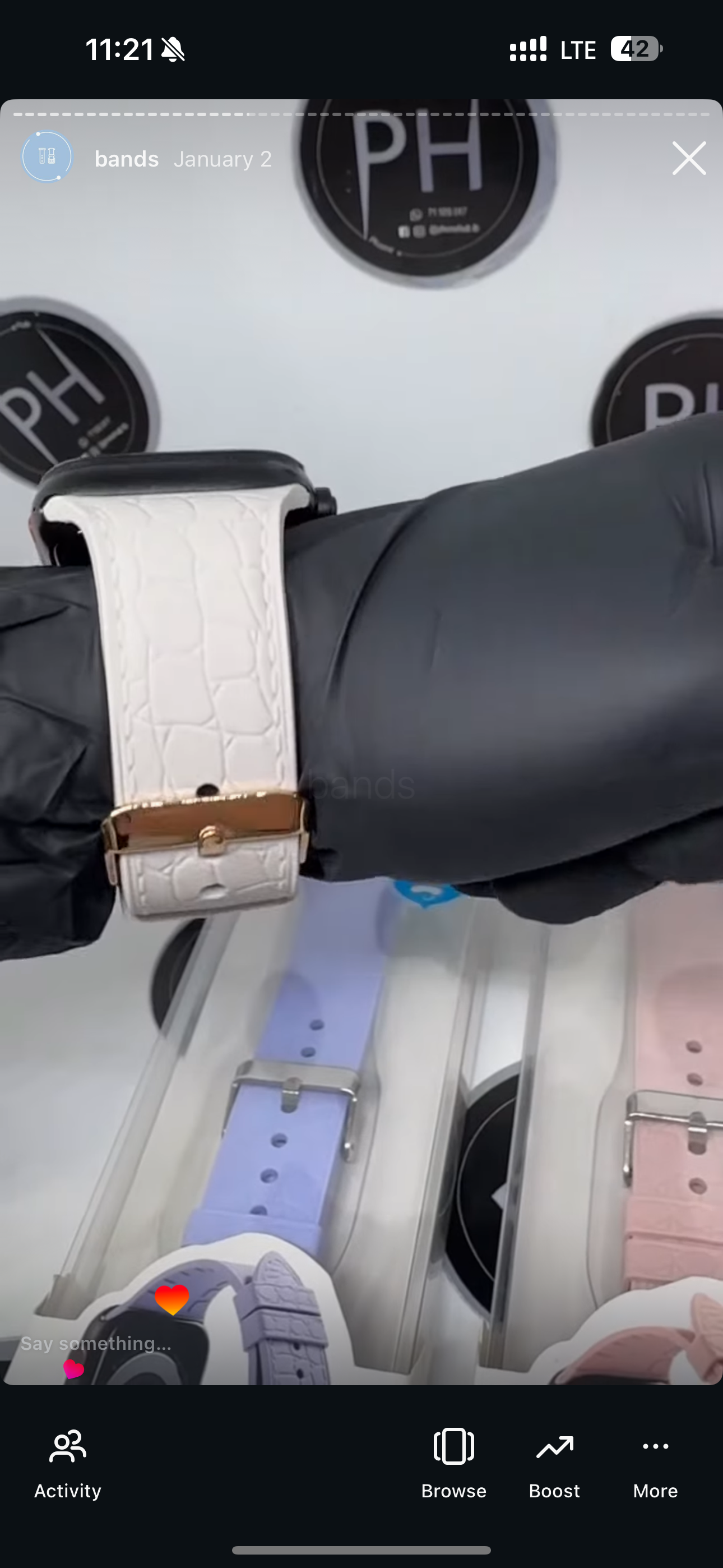 Leather Band apple