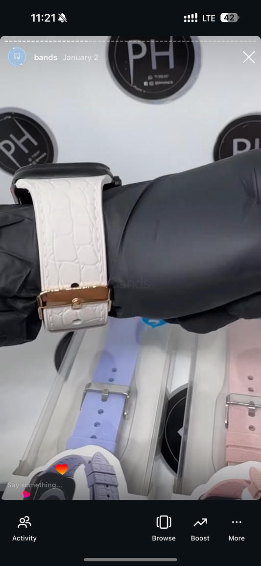Leather Band apple