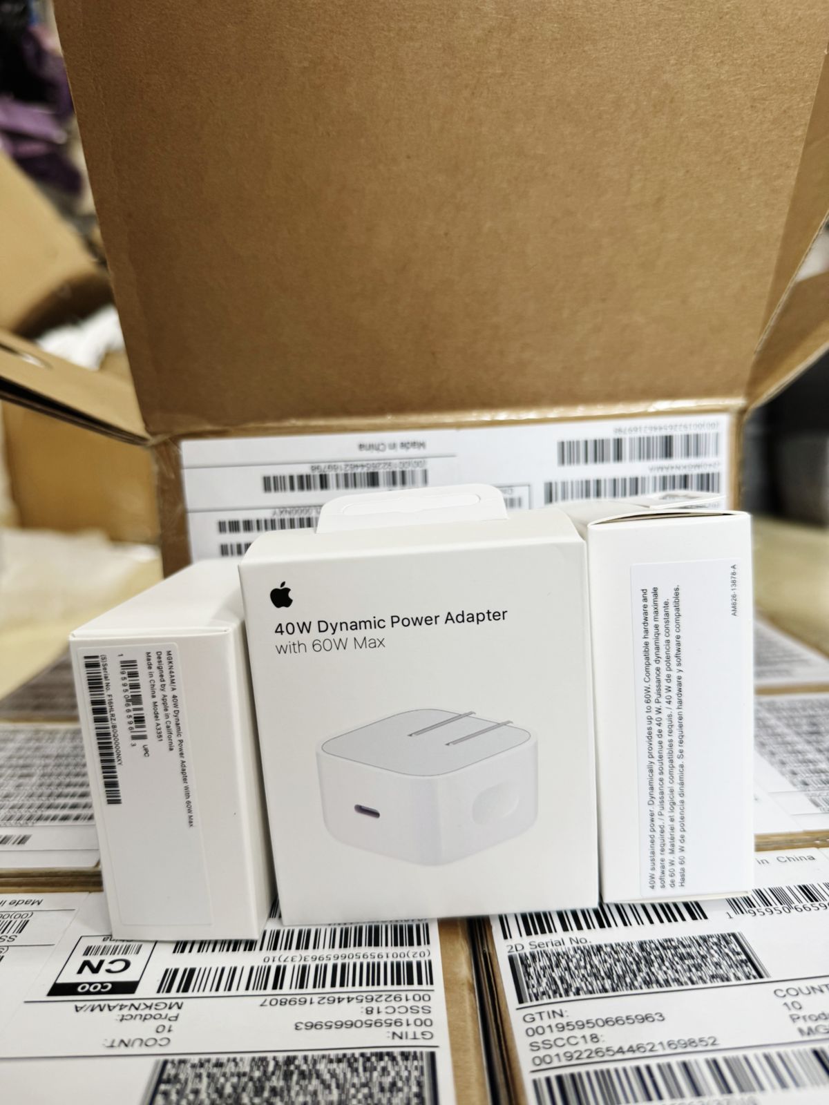 Apple Original 40W USB-C Dynamic Power Adapter (Up to 60W Max)