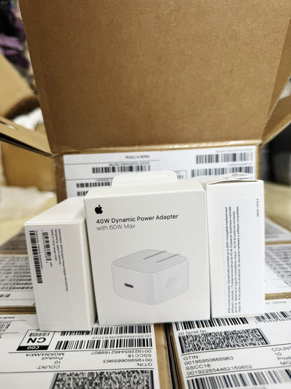 Apple Original 40W USB-C Dynamic Power Adapter (Up to 60W Max)