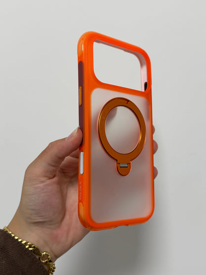 Puloka Airbag Magnetic Stand Case for iPhone 17 Pro&ProMax