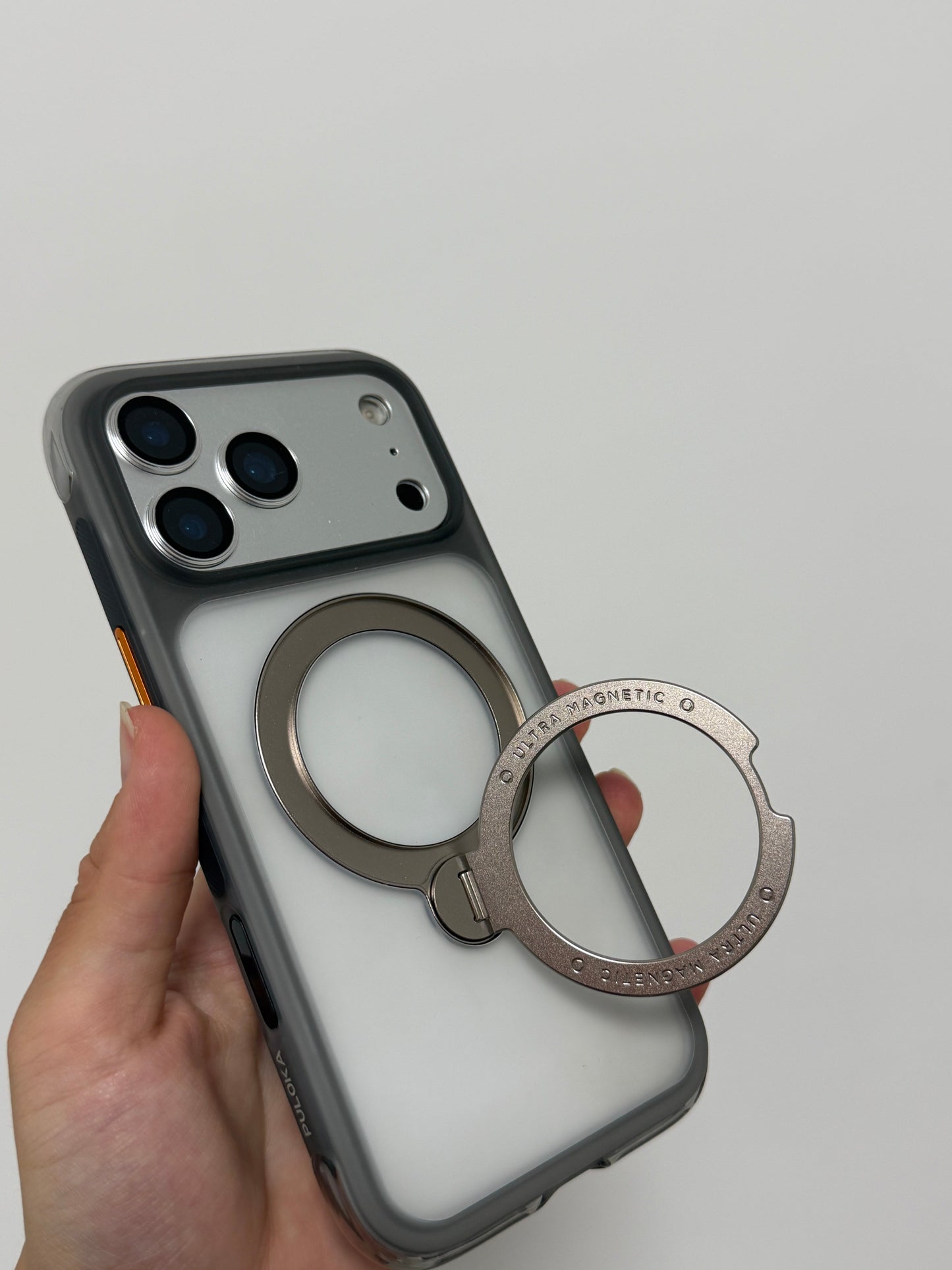 Puloka Airbag Magnetic Stand Case for iPhone 17 Pro&ProMax