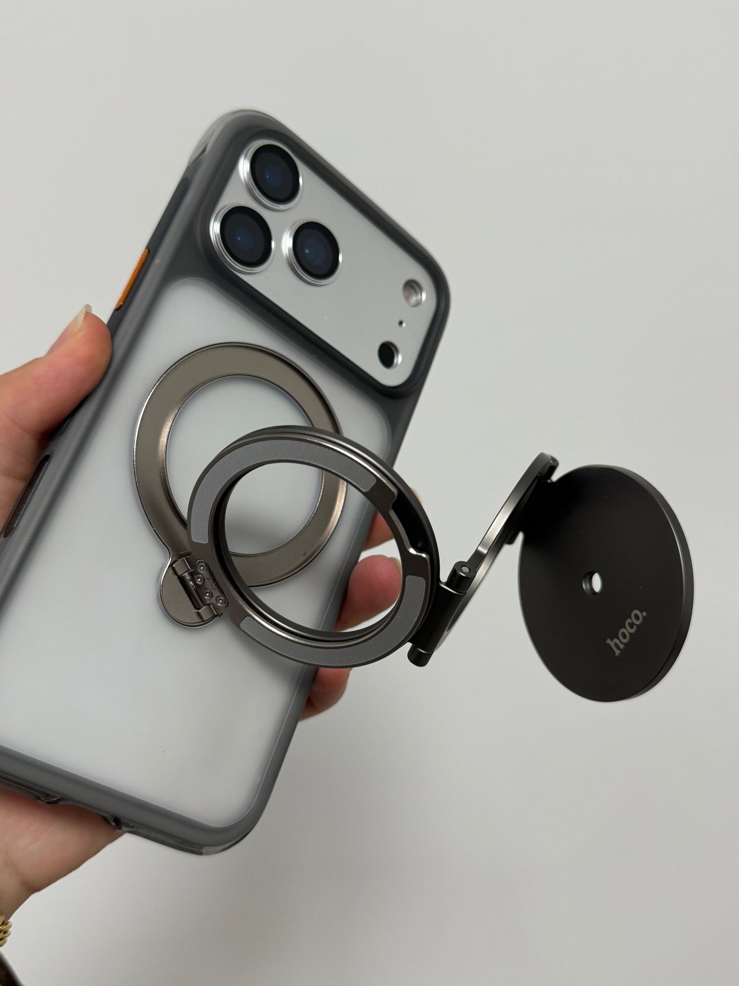 Puloka Airbag Magnetic Stand Case for iPhone 17 Pro&ProMax