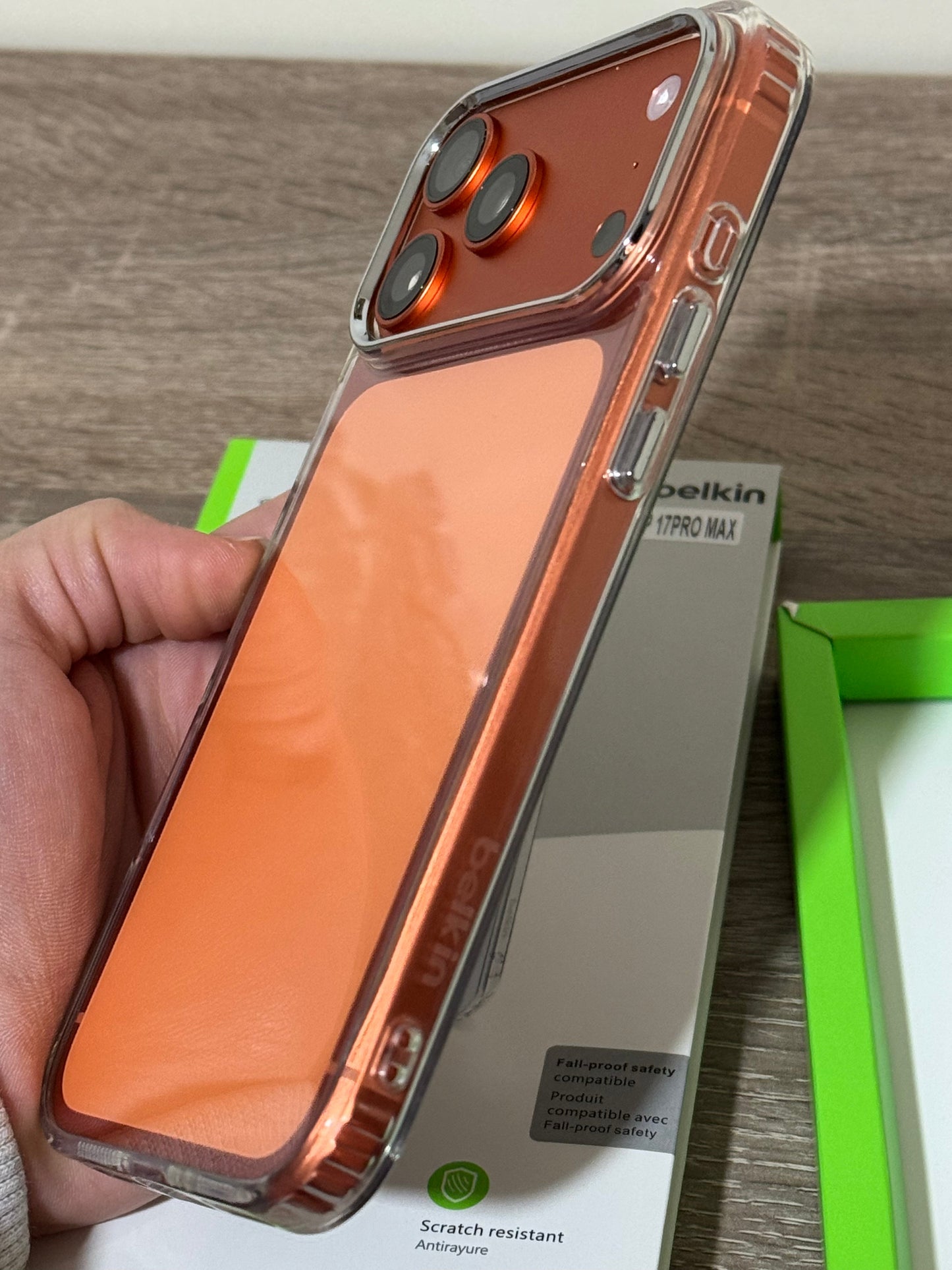 Belkin SheerForce Clear Case for iPhone 17 Series