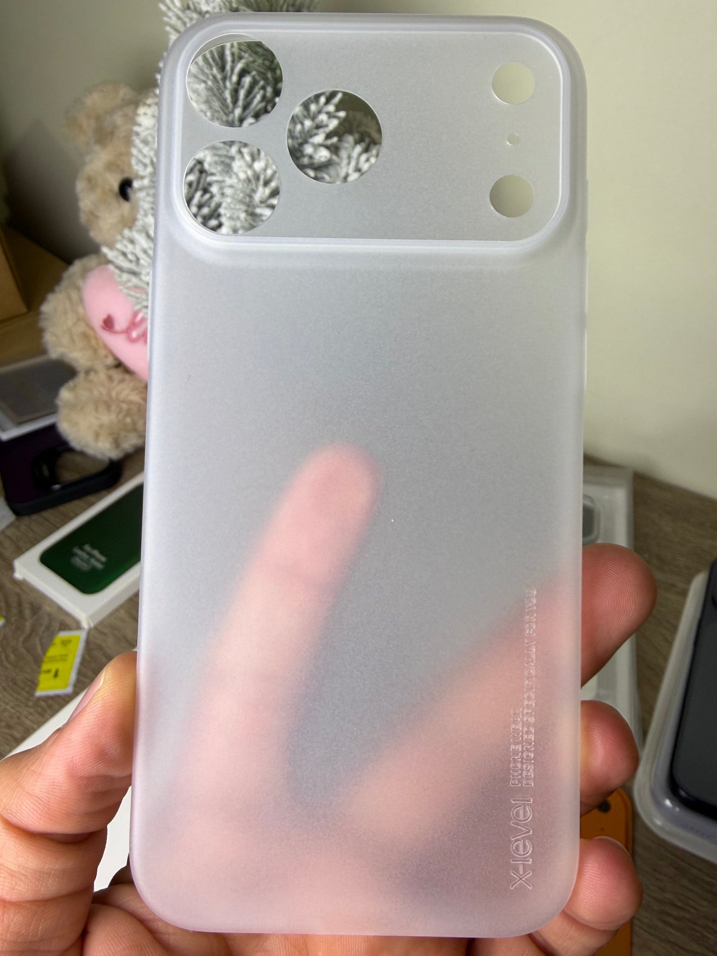 X-Level Extra Slim 0.3mm Translucent Matte Phone Case – iPhone 17 Series