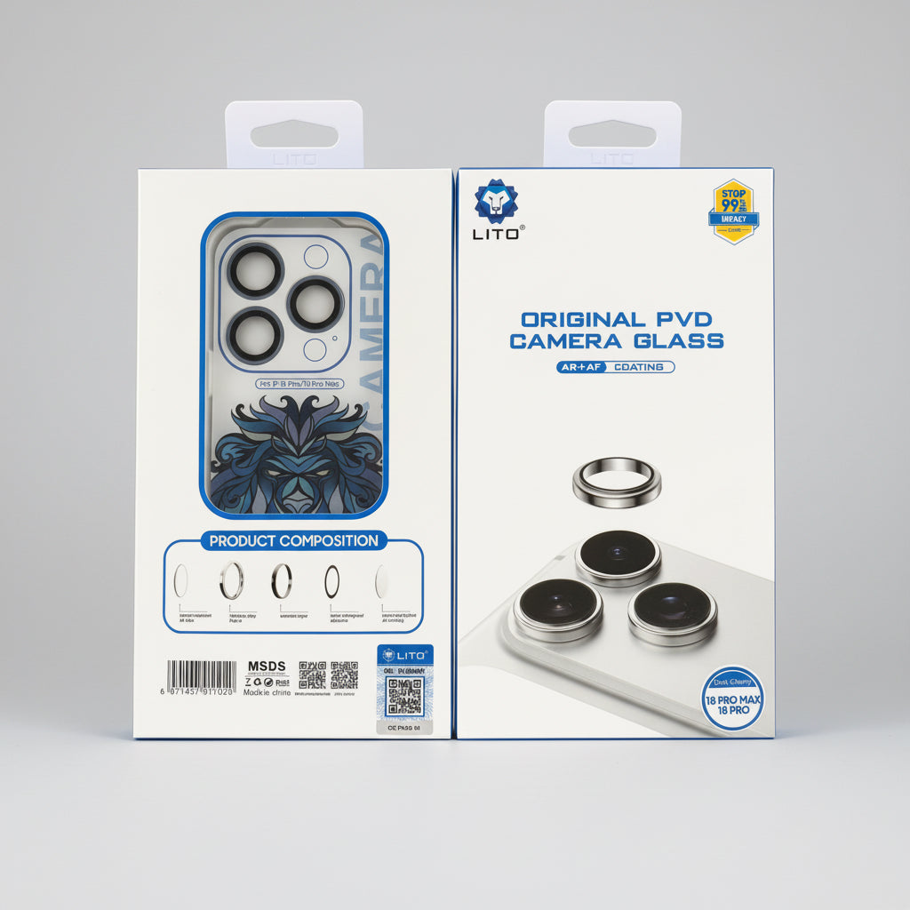 LITO Original PVD camera glass AR+AF for iPhone 18 Pro and Pro Max