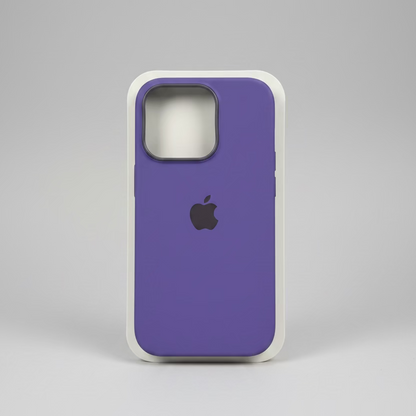 Magnetic silicone case for iPhone with MagSafe support
