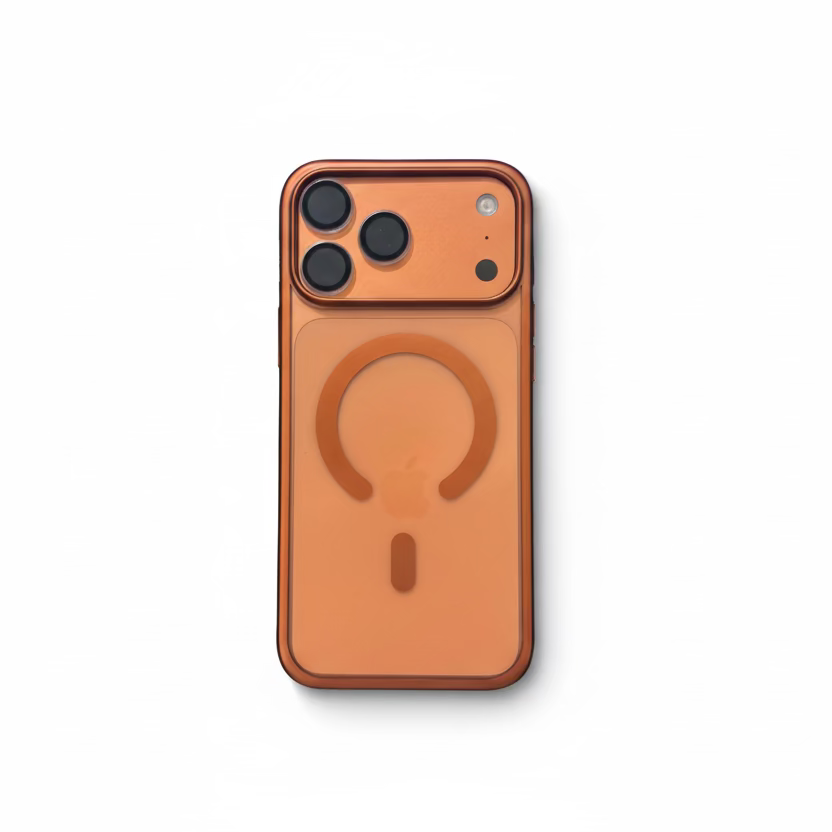 MagSafe Clear Matte Case with Colored Frame for iPhone 17 Pro & Pro Max