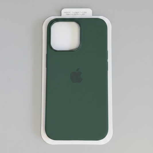 Slim iPhone silicone case compatible with MagSafe charging
