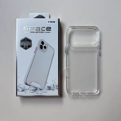 SPACE Shockproof Clear Rubber Case – Slim & Durable Protection