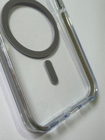 iPhone 16e MagSafe Case with Stand – Clear Shockproof Cover with Camera Frame