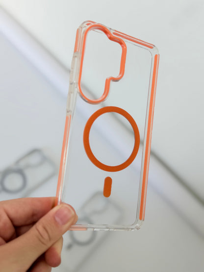 Shockproof S26 Ultra MagSafe Clear Case