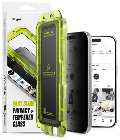 Ringke Easy Slide Privacy Screen Protector 2-Pack for iPhone 17 Pro