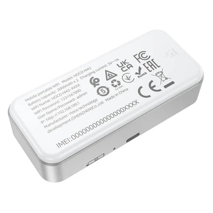 HOCO HI42 2.4G Mobile Portable 4G WiFi Router with Dual 2000mAh Battery
