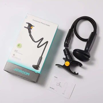 JR-ZS389 Gooseneck Phone Lazy Holder – Flexible Adjustable Mount