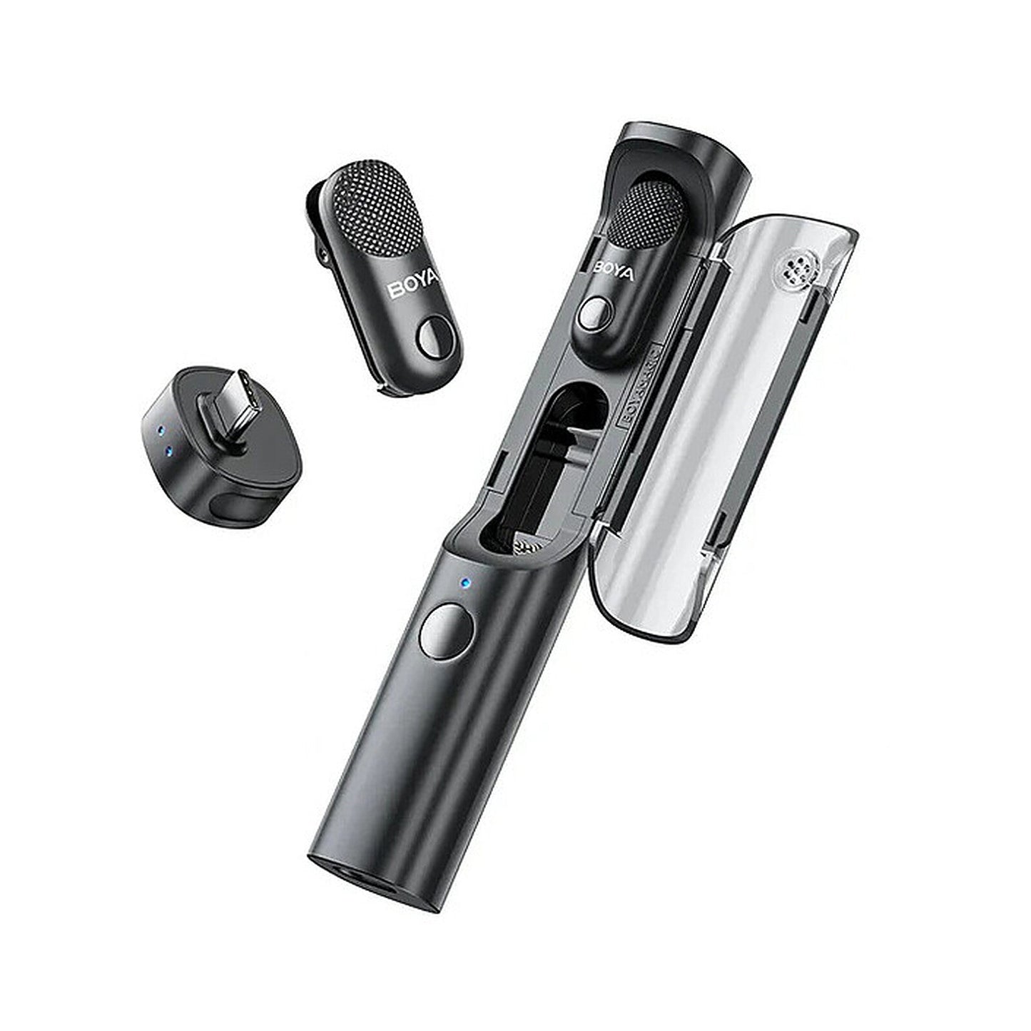 BOYA MAGIC-05 wireless microphone system with 2 transmitters and receiver
