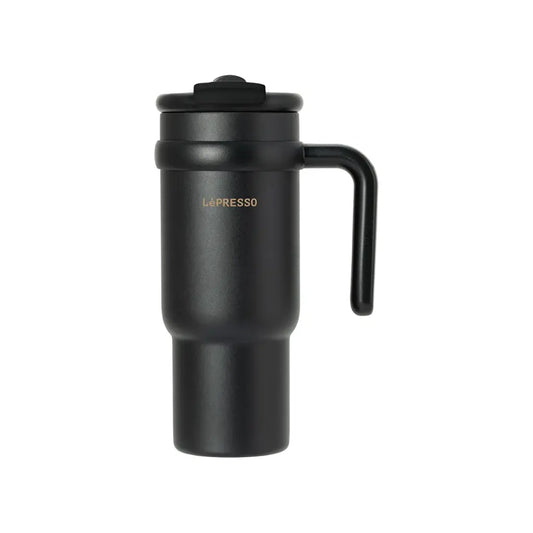 LePresso Thermo Flask insulated mug 900mL stainless steel design
