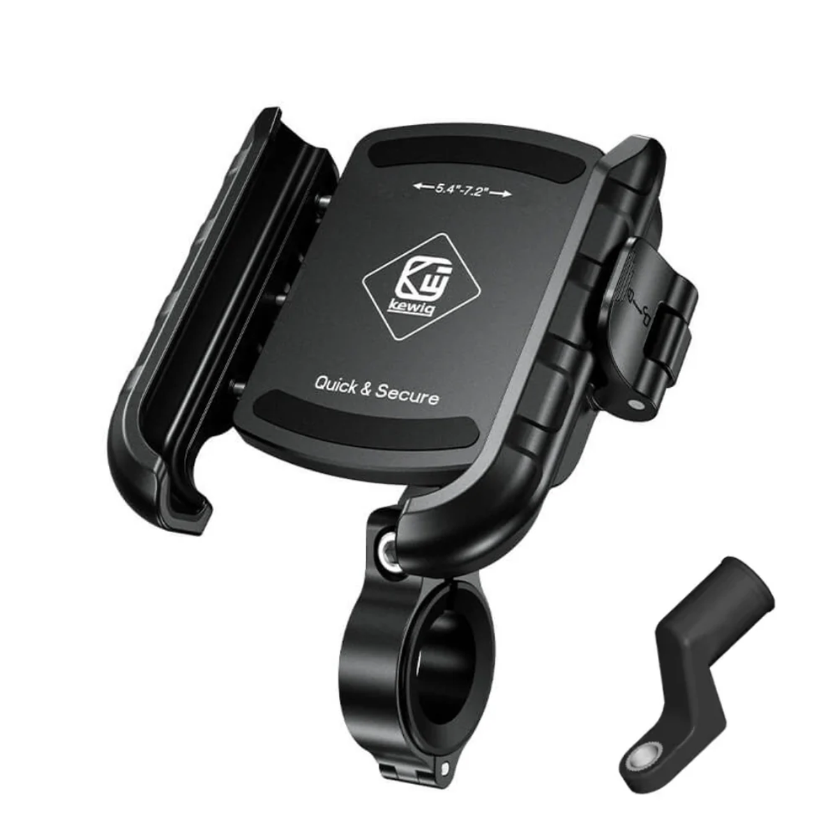 Kewig M8SP motorcycle phone holder – 360° anti-shake handlebar mount