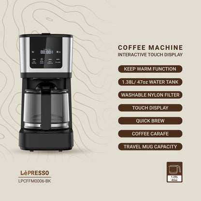 LePresso Rich Brew Coffee Machine Interactive Touch Display Original