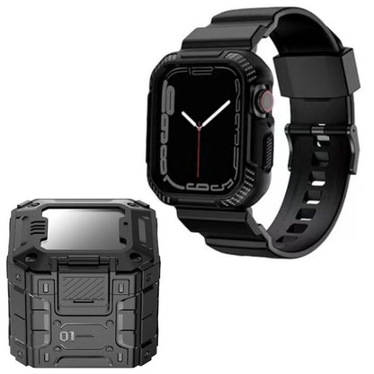 LITO LS003 Carbon Rugged Armor | Apple Watch Band & Case