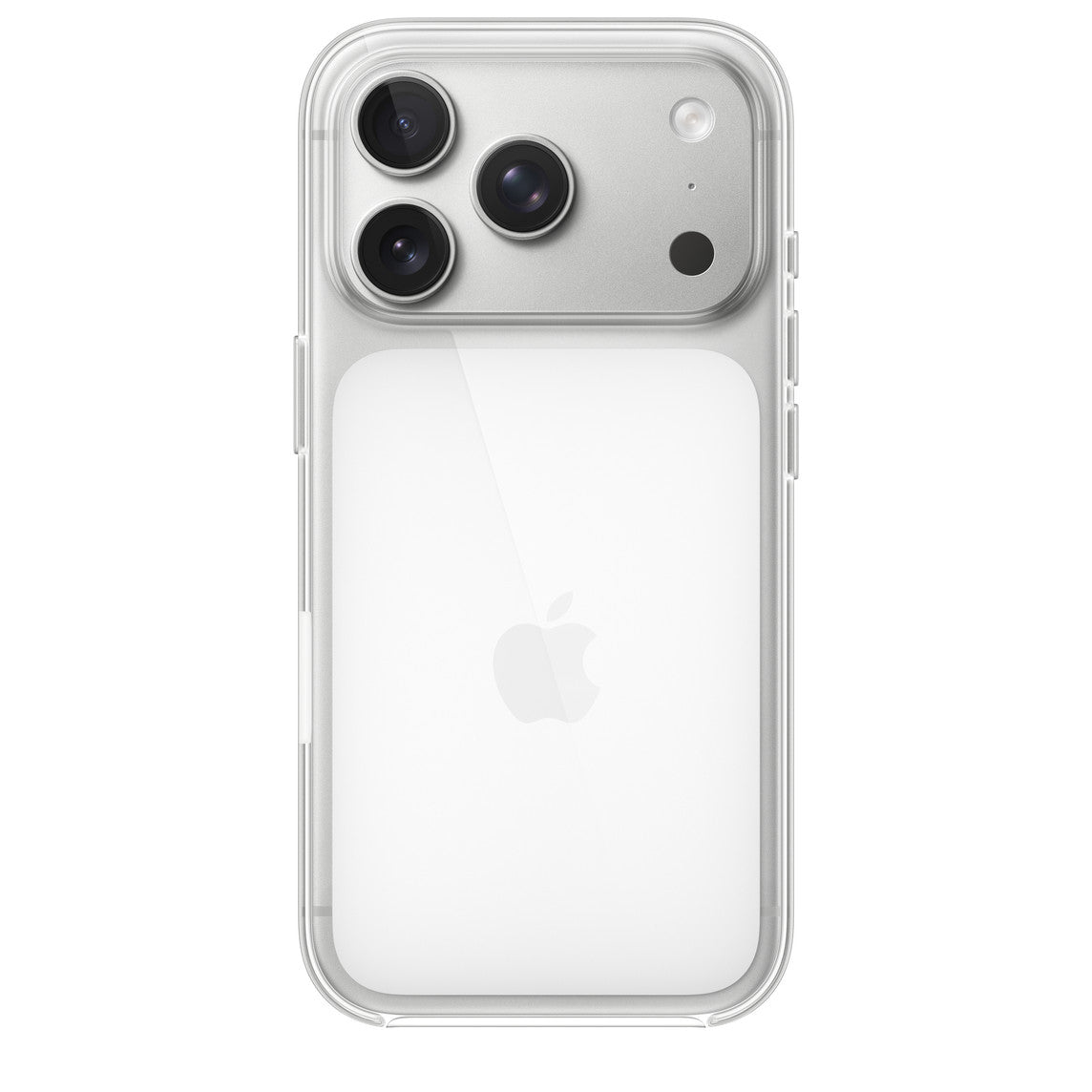 iPhone 17 MagSafe Clear Case – Original IC with White Back