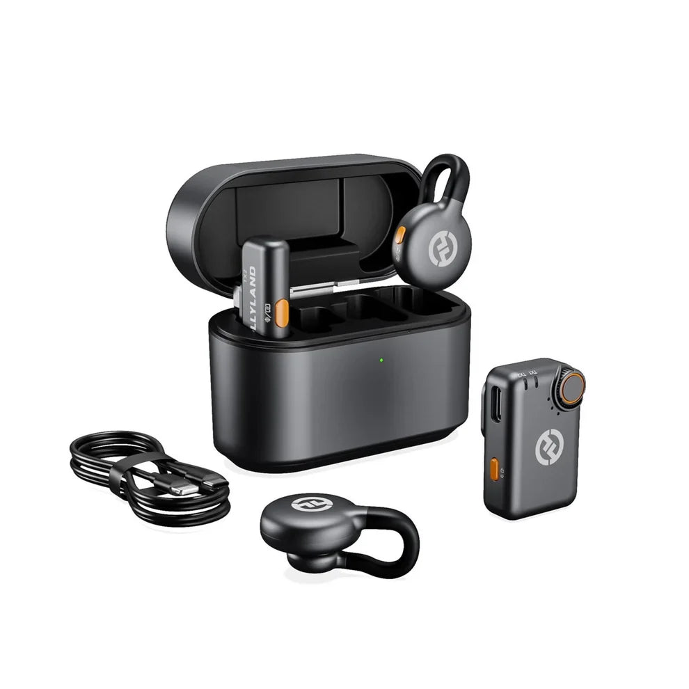 Hollyland LARK M2S wireless mic for iPhone content creators
