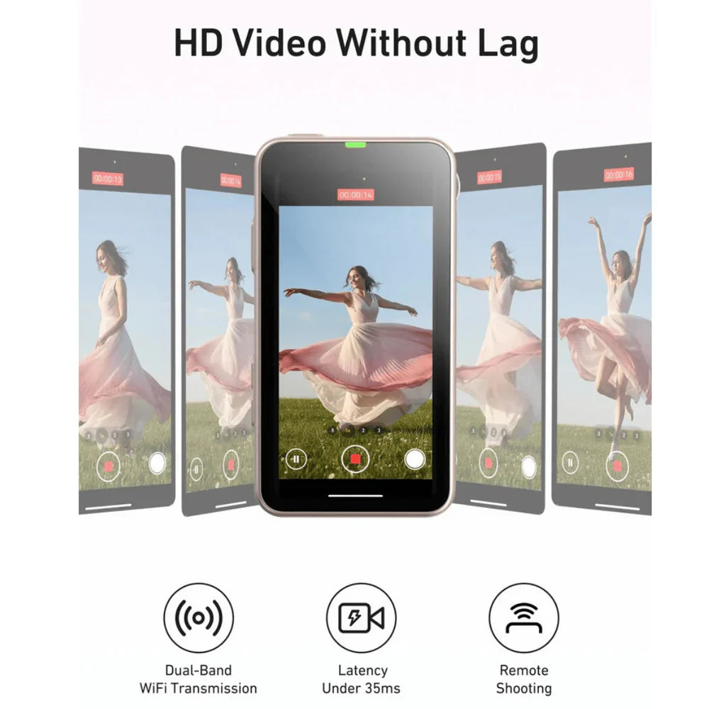 TELESIN phone monitor screen for TikTok and YouTube creators