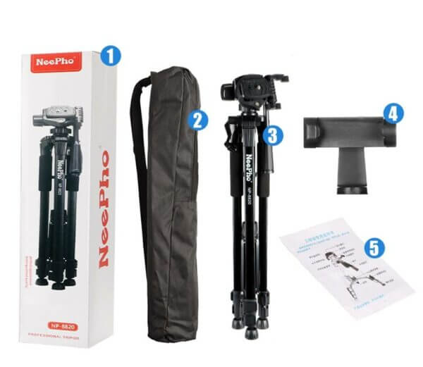 NeePho Professional Extendable Universal Tripod NP8820